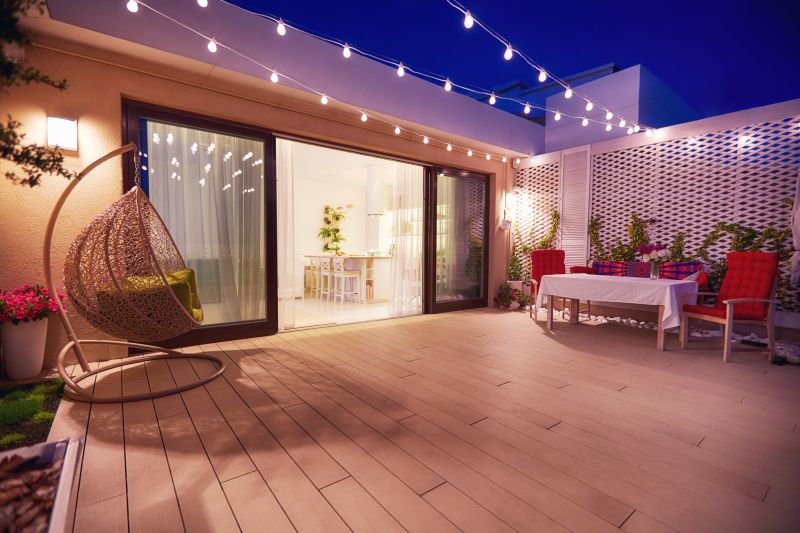 Deck with Ambient Lighting