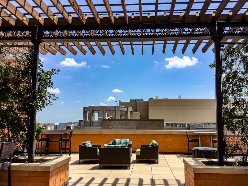 Outdoor Deck with Pergola
